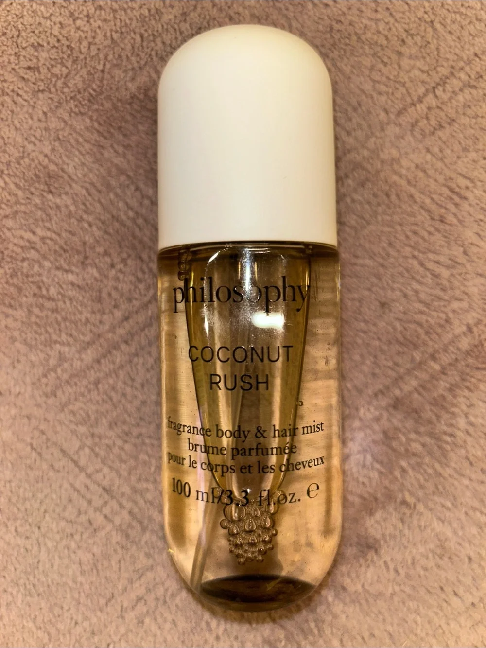 Philosophy Hair & Body Fragrance Mist (Coconut Rush) Travel-friendly size🙂‍↔️